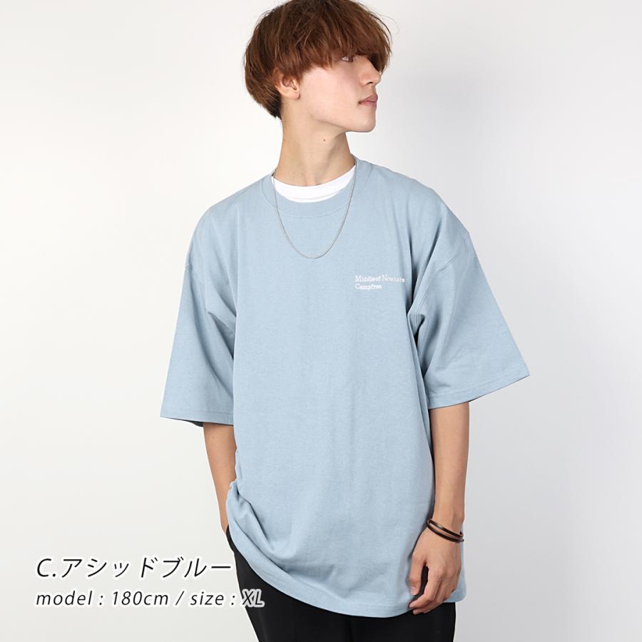 Tシャツ メンズ メンズTシャツ ティシャツ 厚手 半袖 ロゴT 9.1oz