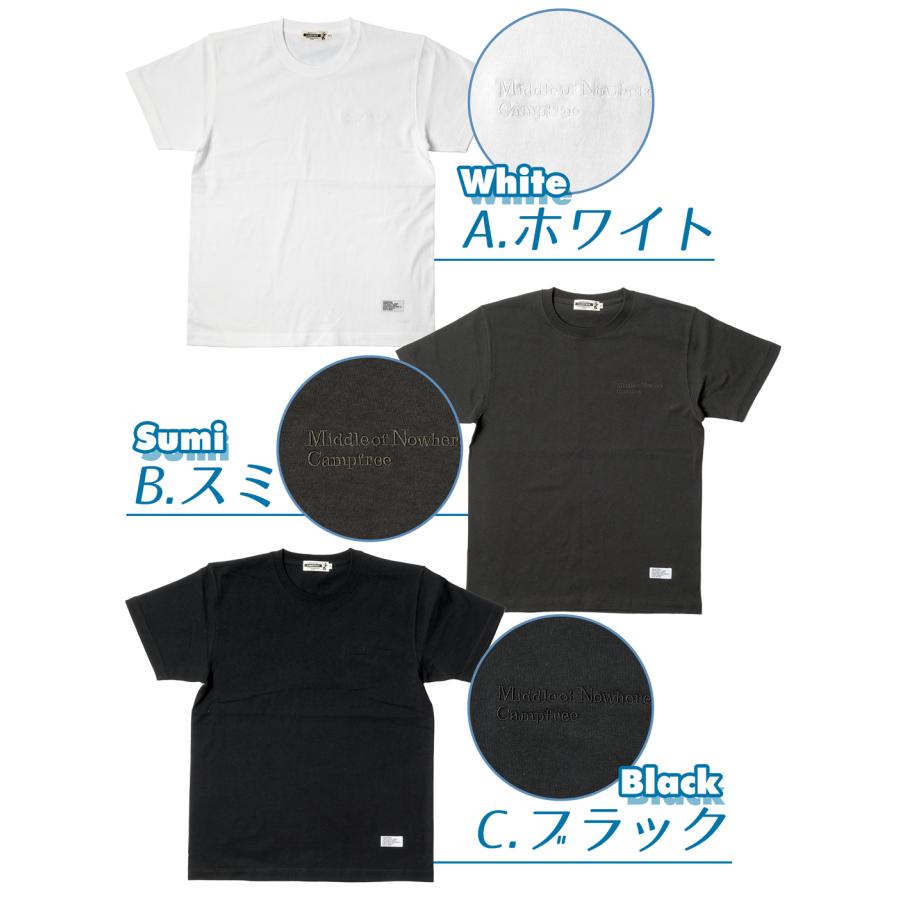 ティシャツ メンズ Tシャツ CAMPFREE コットンTシャツ 半袖 厚手 同色