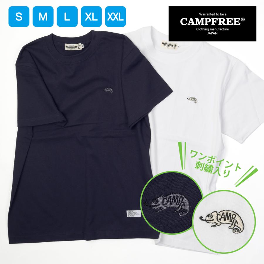 CAMPFREE ティシャツ メンズtシャツ ロゴTシャツ メンズ tシャツ