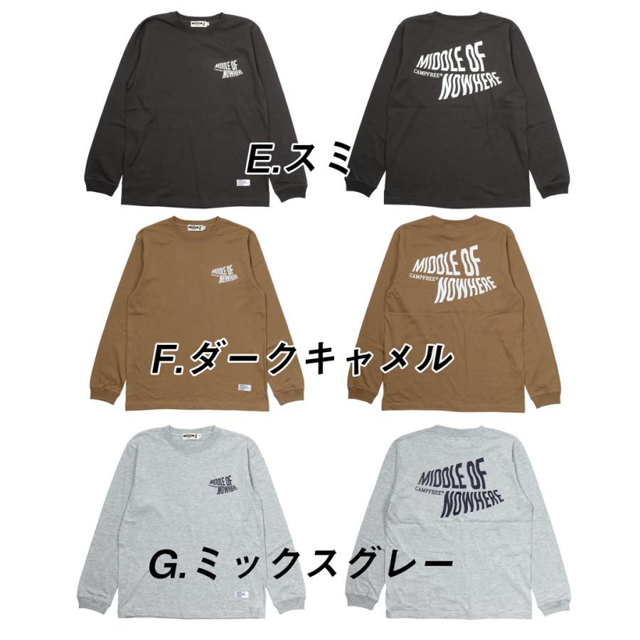 ロンt メンズ ロンティー CAMPFREE ロングtシャツ ブランド ストリート