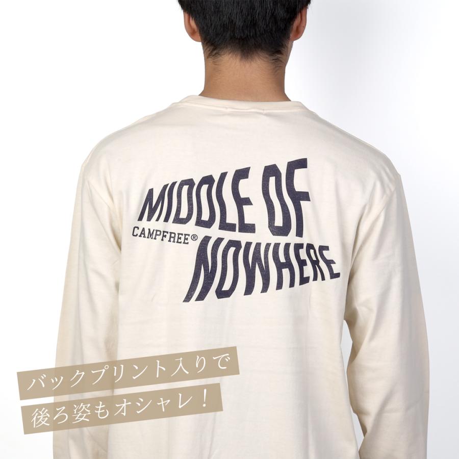ロンt メンズ ロンティー CAMPFREE ロングtシャツ ブランド ストリート