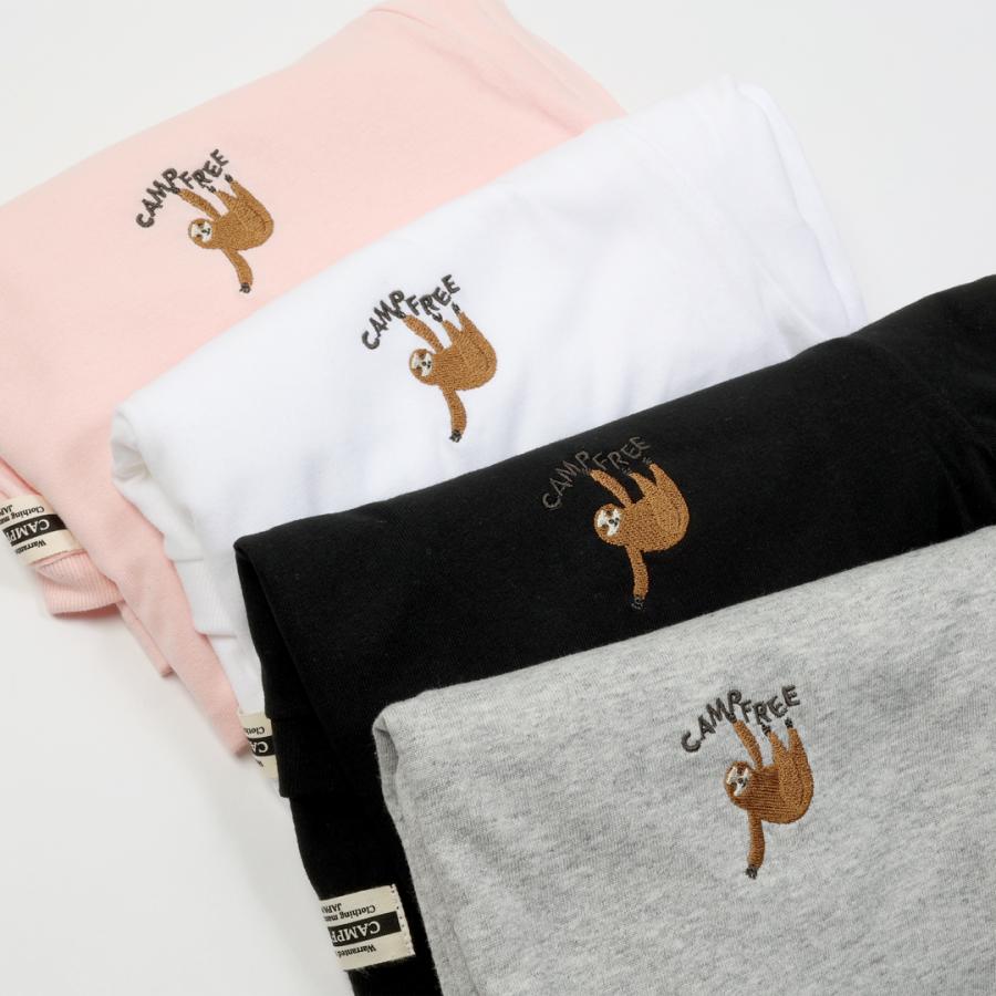 CAMPFREE なまけもの ナマケモノ ブランド 5.6oz ロンT ロングtシャツ