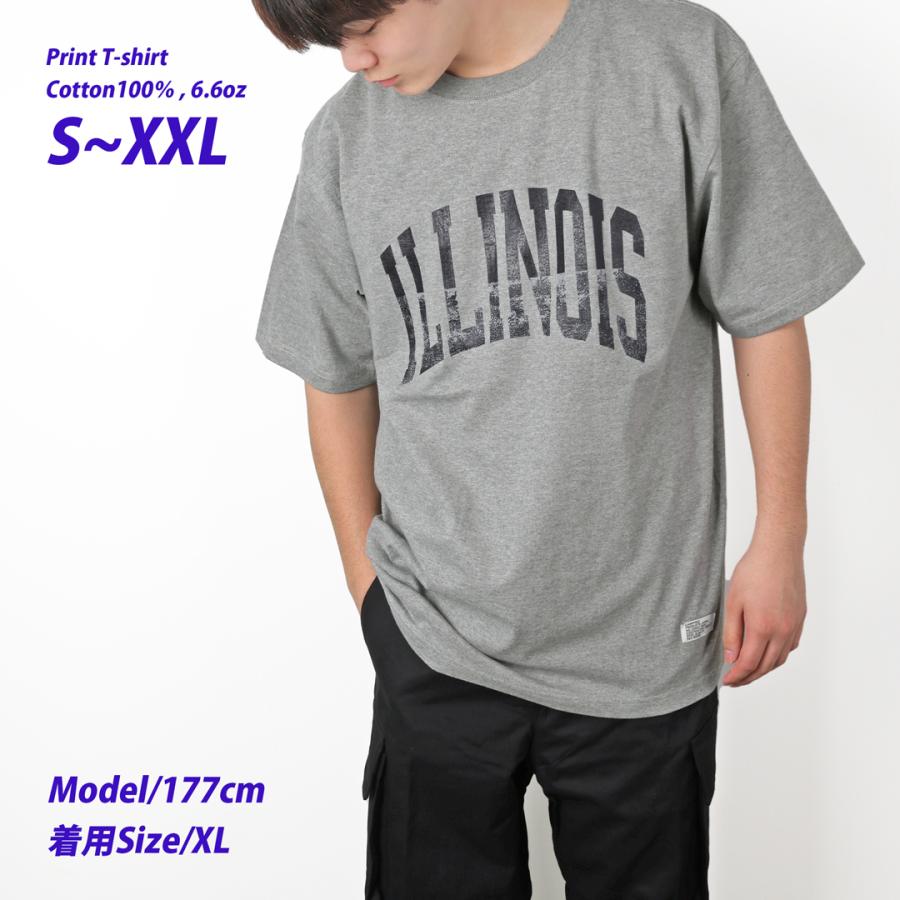 CAMPFREE カレッジロゴ メンズTシャツ ティシャツ Tシャツ メンズ 半袖