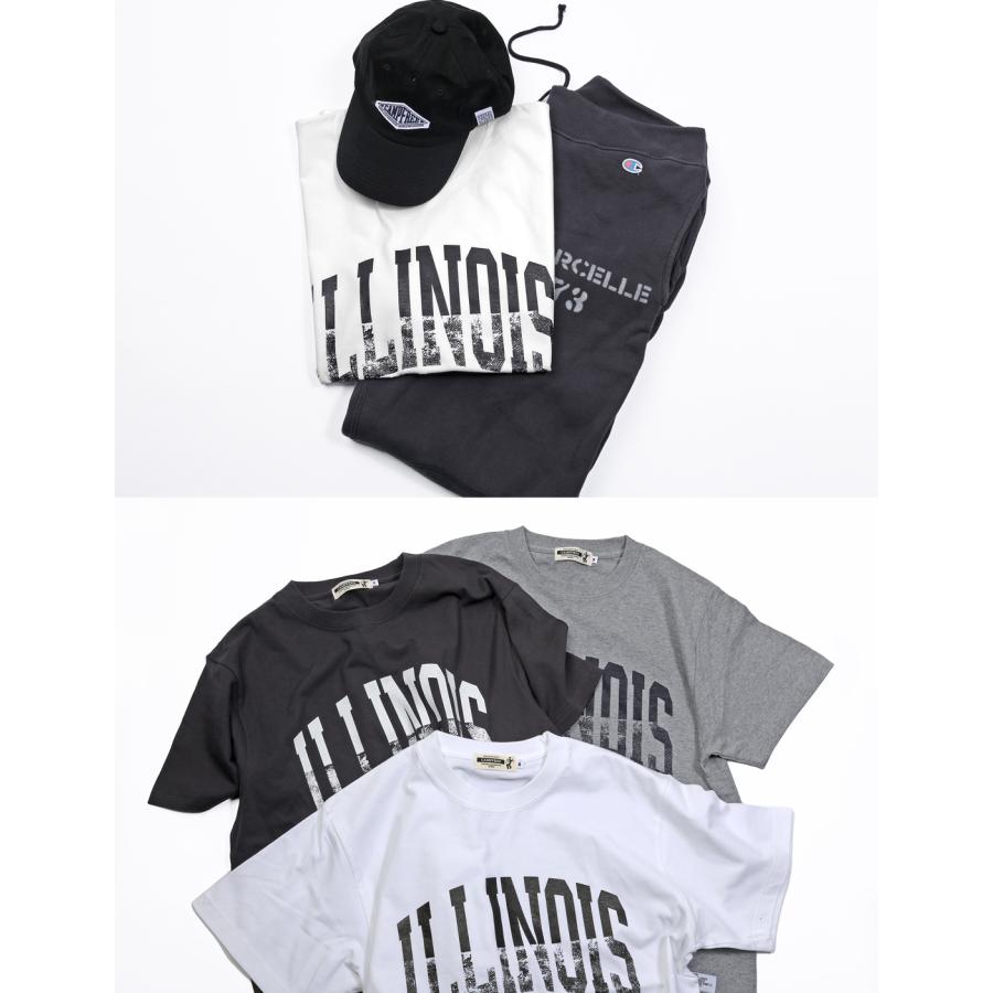 CAMPFREE カレッジロゴ メンズTシャツ ティシャツ Tシャツ メンズ 半袖