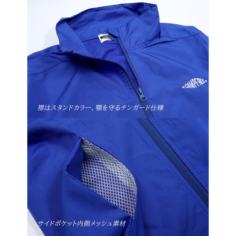 CAMPFREE ナイロンジャケット 薄手 メンズ レディース ブラック 黒