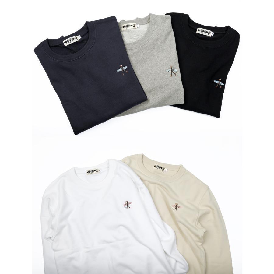 CAMPFREE トレーナー サーファー ウェットスーツ ワンポイント