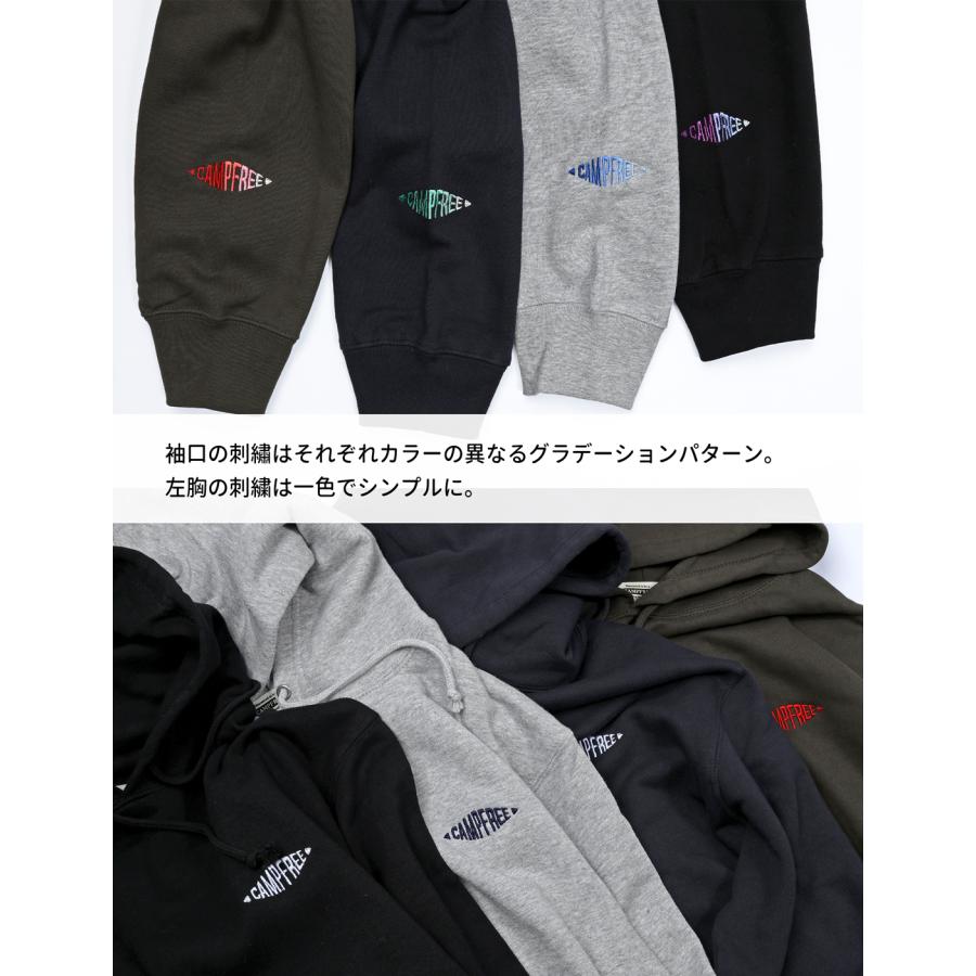 人気商品】パーカー 長袖 綿100% 10oz Relax Fit 裏毛 刺繍 Amazon.co
