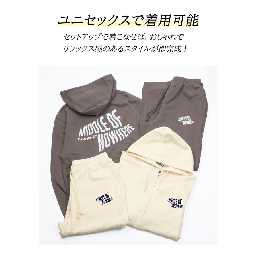 CAMPFREE スエット 上下 パーカー メンズ スウェット 裏毛