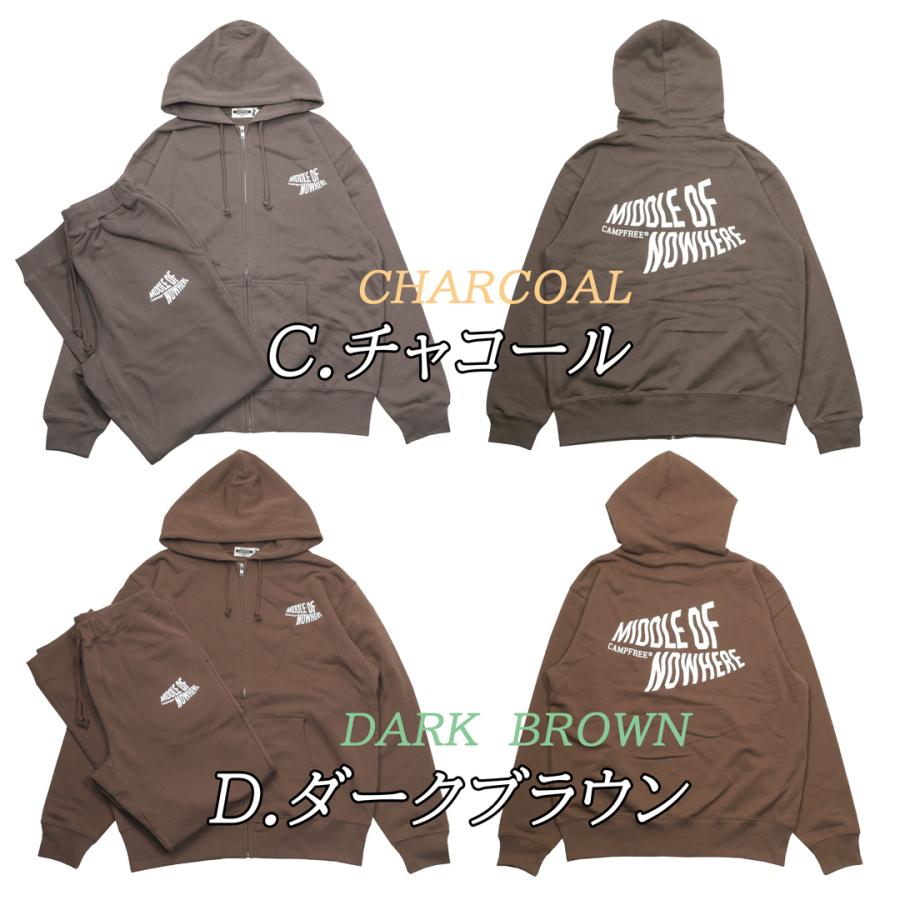 スエット 上下 パーカー CAMPFREE スウェット メンズ 裏毛