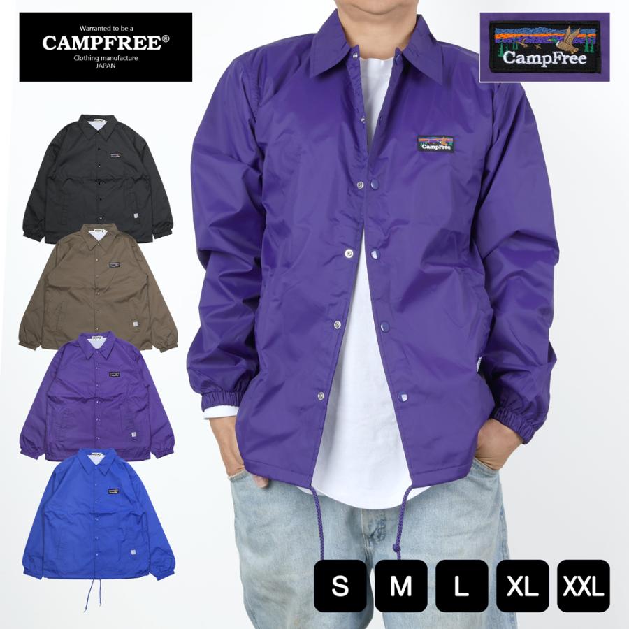 CAMPFREE コーチジャケット メンズ ジャケット ナイロンジャケット 