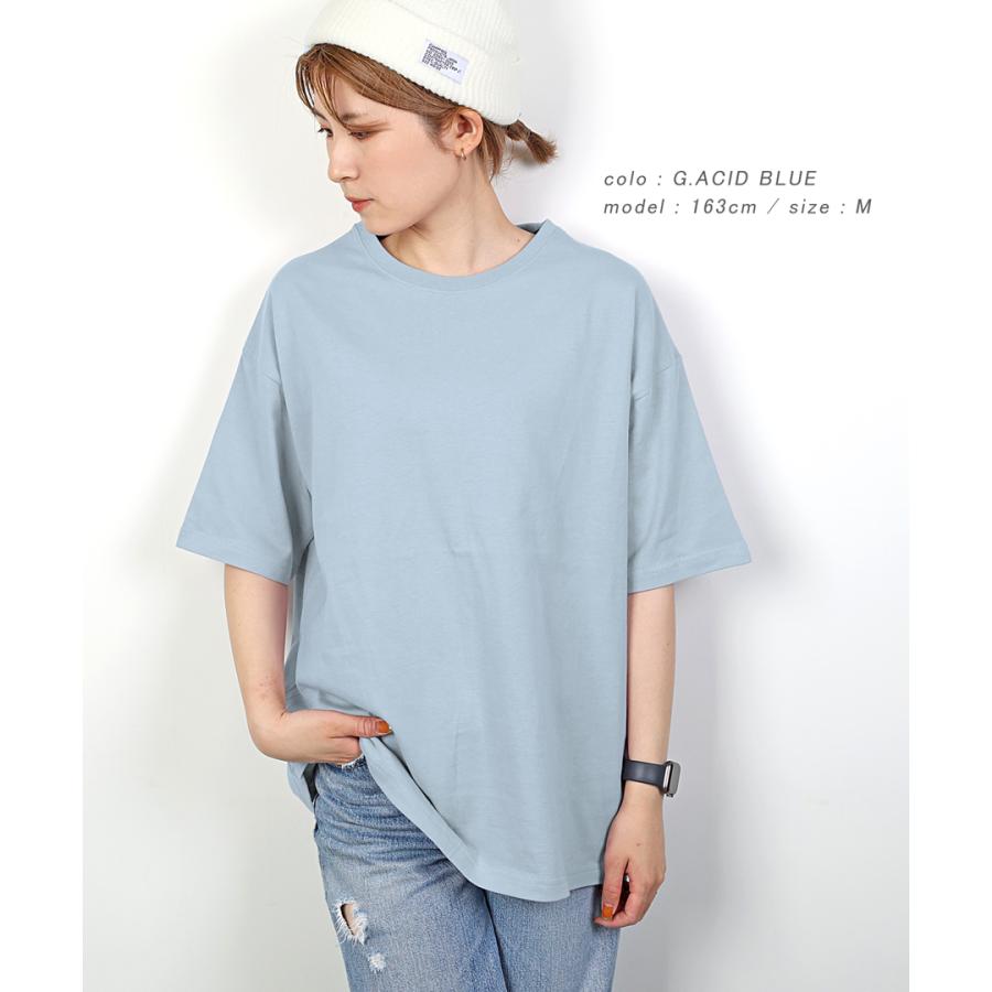 ビッグシルエット 5.6オンス Tシャツ メンズ レディース 無地 白