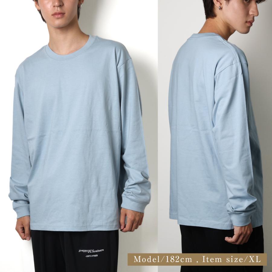 ロンT オーガニックTシャツ 長袖 無地 トラス Tシャツ メンズ