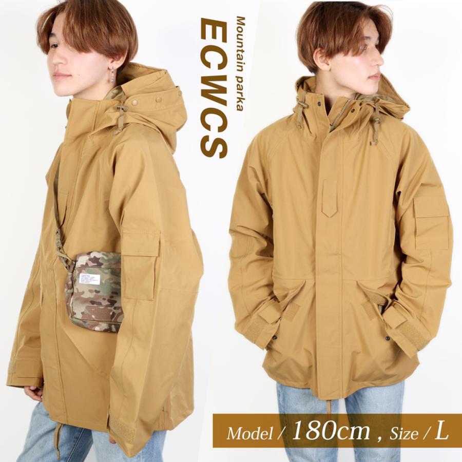 マウンテンパーカー ナイロン ECWCS タイプ ブラック ACU タン ウッド