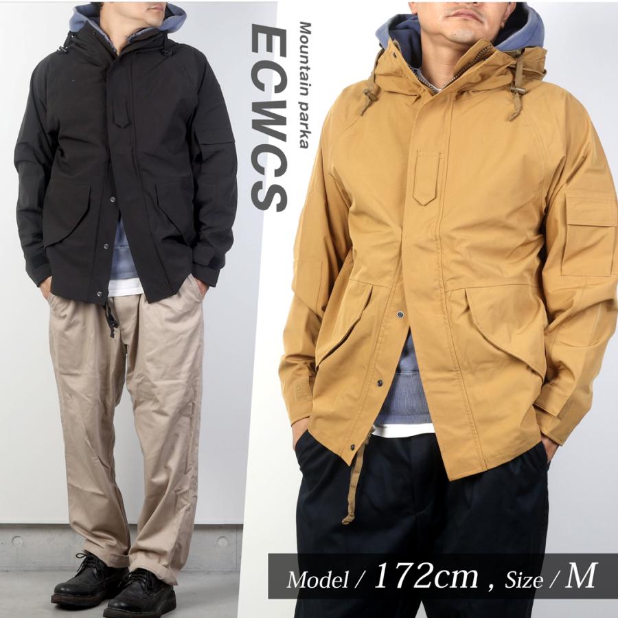 マウンテンパーカー ナイロン ECWCS タイプ ブラック ACU タン ウッド