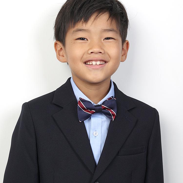 ワンダーファクトリー キッズフォーマル 160 卒服 ストライプ ネクタイ