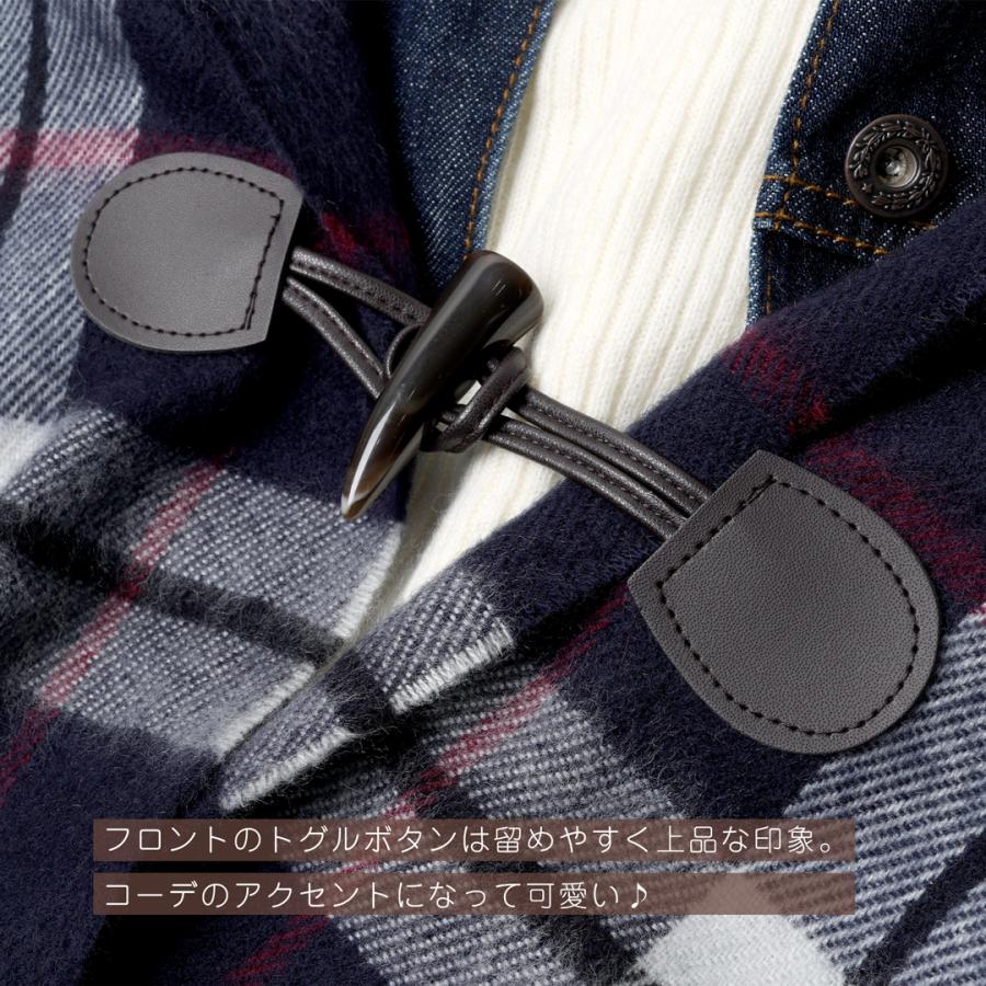 ポンチョ ストール チェック フード付き 大判 ケープ レディース