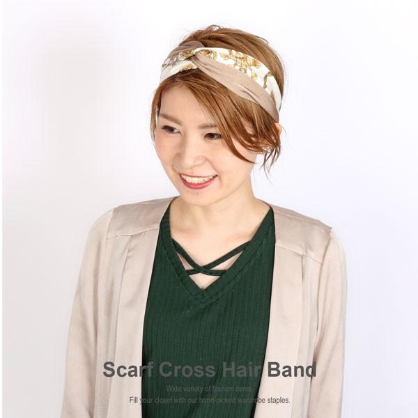 ヘアバンド レディース ターバン スカーフ チェーン柄 ヘッドバンド クロスヘアバンド リボンヘアバンド ヘア ゴム M H A Style 通販 Yahoo ショッピング