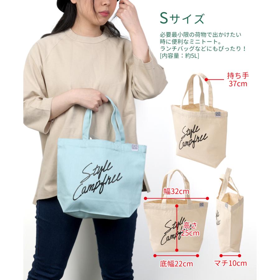 CAMPFREE トートバッグ 帆布 ミニトートバッグ サブバッグ A4 A3