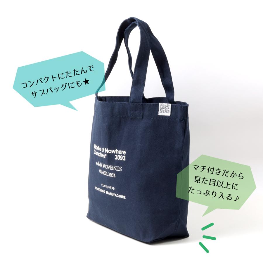 CAMPFREE トートバッグ 帆布 ミニトートバッグ サブバッグ ブランド A3