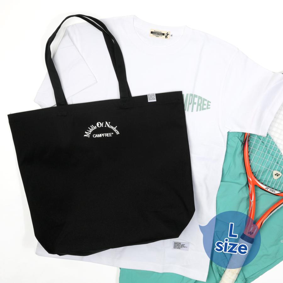CAMPFREE トートバッグ 帆布 サブバッグ ミニトートバッグ プリント
