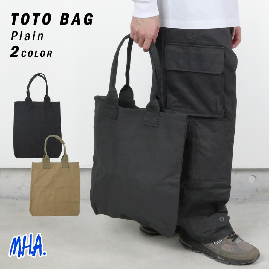 YMCLKY キャンバス トートバッグ 帆布 マチなし メンズ ミリタリー