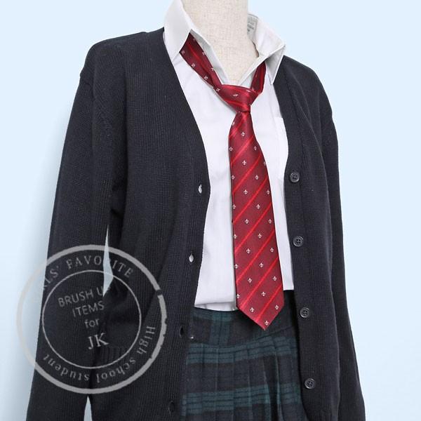 ワンタッチネクタイ ネクタイ ワンタッチ おしゃれ 制服 スクール 女子高生 ユリの紋章 スクールタイ かわいい M H A Style 通販 Yahoo ショッピング