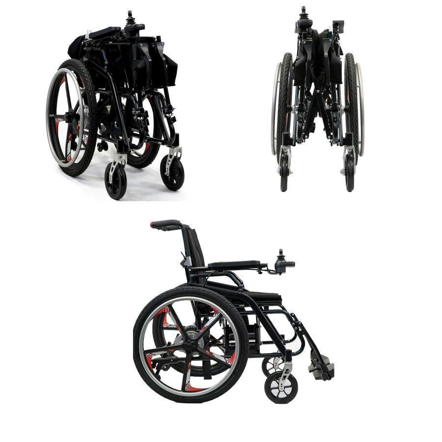 【新入荷】 ポルタス?ハイブリッド 走行20km 電動車椅子 高耐久ブラシレスモーター搭載 リチウムイオン電池 マグネシウム合金フレーム 車いす 車イス 電動車いす 折りたたみ 【HOV3615171405】(129160円)