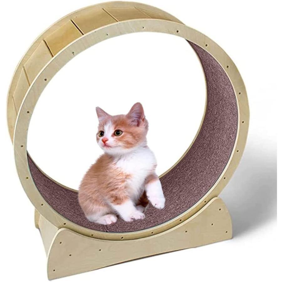 完動品 ランニングホイール 猫 キャッホイール キャット大型 無垢材 猫ランニングマシン 環境保護 直径91cm 耐荷重80kg 猫の回し車 観覧車 猫研削爪 おもちゃ 猫ちゃん 【H3804618996】(20871円)