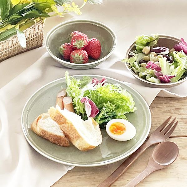 食器 おしゃれ 皿 大皿 シナモン・オリーブ22.8cmプレート 美濃 食器 おしゃれ 皿 大皿 シナモン・オリーブ22.8cmプレート 美濃