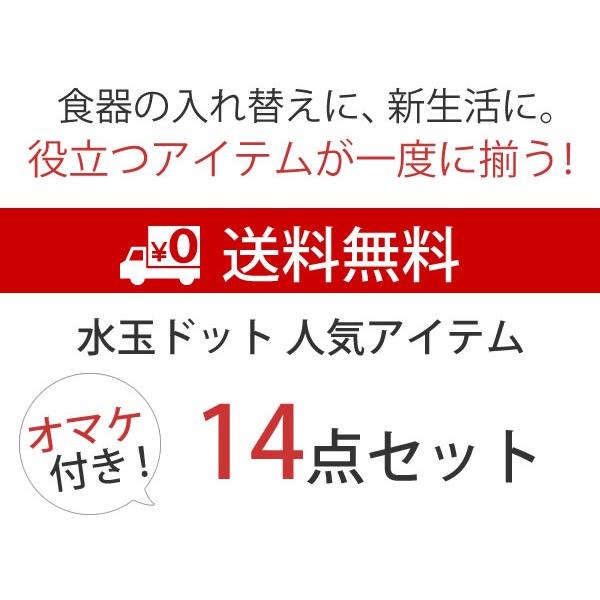 食器 セット 和食器 おしゃれ 皿 カレー皿 送料無料 オマケ付き水玉