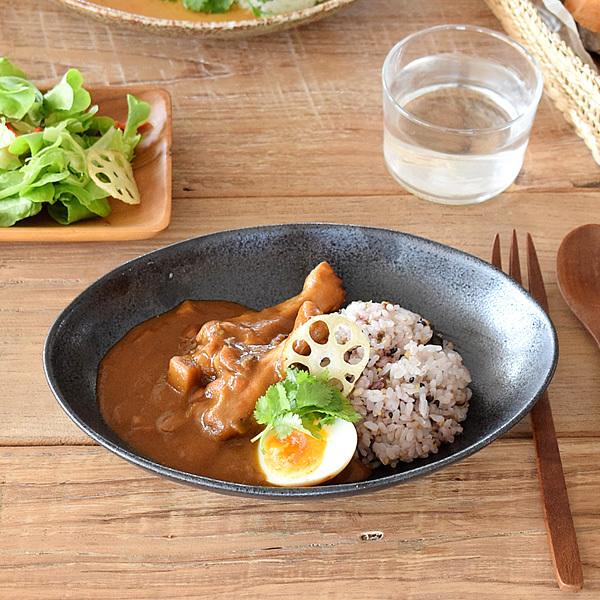 食器 セット 和食器 おしゃれ 皿 カレー皿  送料無料 ナチュラルオーバルカレー皿＆パスタ皿5色セット 新生活 引っ越し パスタ皿 深皿 楕円皿｜mhomestyle｜06