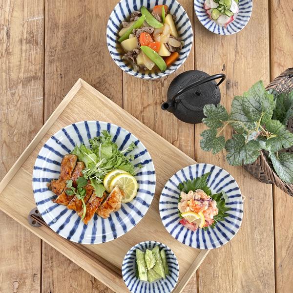 ✨美濃焼✨２７cm大皿●　８枚組刺身盛　パーティーオードブル　鉢盛皿　懐石　食器 楽天市場】【4個set】美濃焼 和紋様 小鉢 径9.7cm 食器 磁器 皿