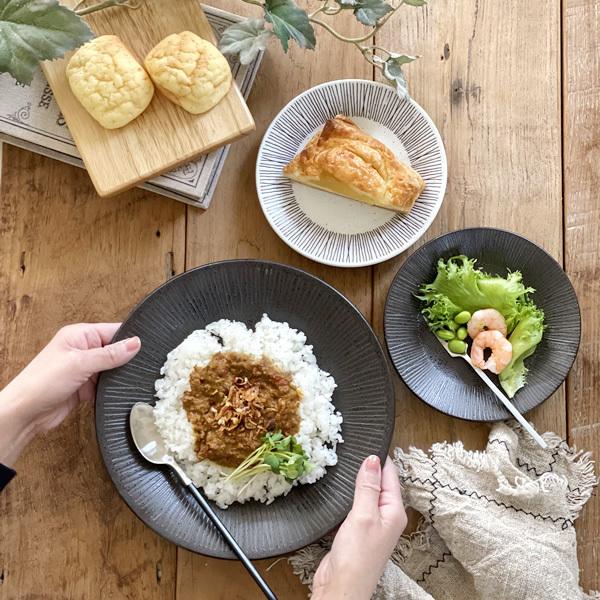 食器 和食器 おしゃれ 皿 カレー皿 ワイア反型8.0皿 パスタ皿