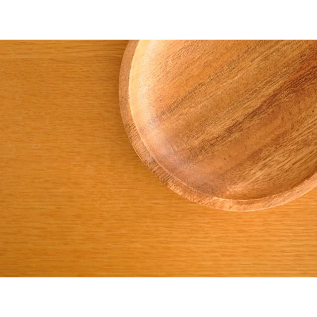 食器 おしゃれ 皿 小皿 アカシアプレート 丸 10.5cm 木製食器 プレート 丸皿｜mhomestyle｜05