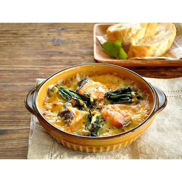 グラタン皿 おしゃれ 日本製 美濃焼 ドリア 丸型 耳付き 手付き 田舎風