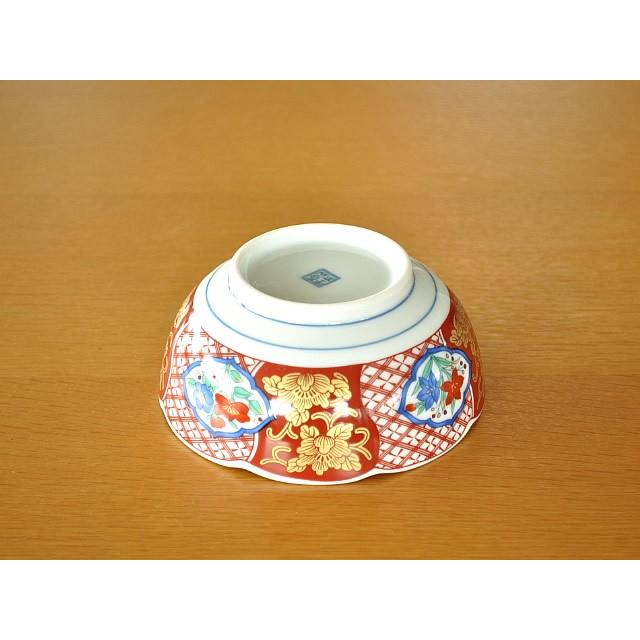 食器 和食器 おしゃれ 小鉢 染め錦赤絵桔梗4.0小鉢 モダン 美濃焼