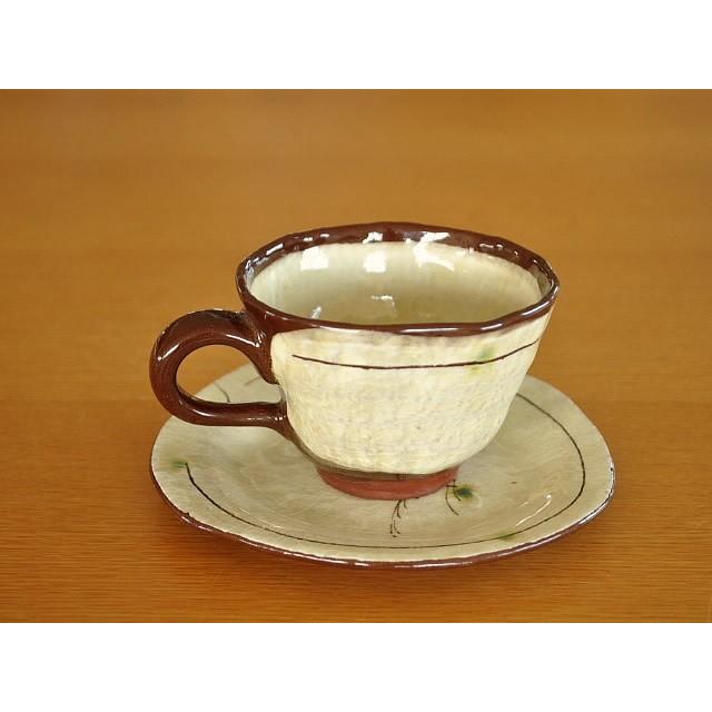 食器 和食器 おしゃれ コーヒーカップ 土物月見うさぎカップ＆ソーサー