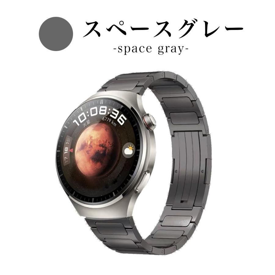 超激レア チタンバンド　ブラック　22mm　HUAWEI 超激レア チタンバンドブラック22mmHUAWEI