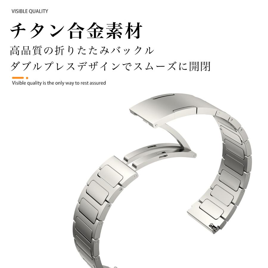GARMIN（ガーミン） 腕時計 チタン ベルト 時計 22mm 軽量 チタニウム