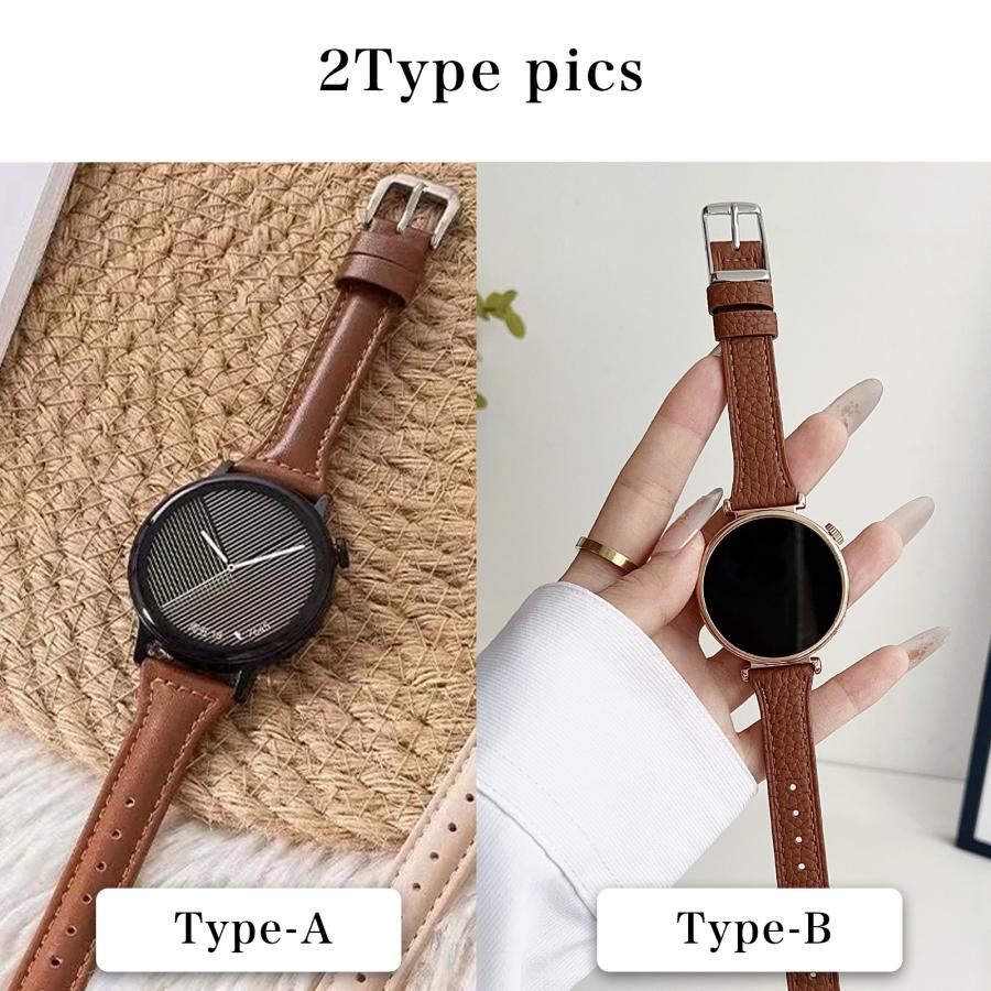 スマートウォッチ レザー バンド 革 皮 レディース 22mm 20mm ベルト