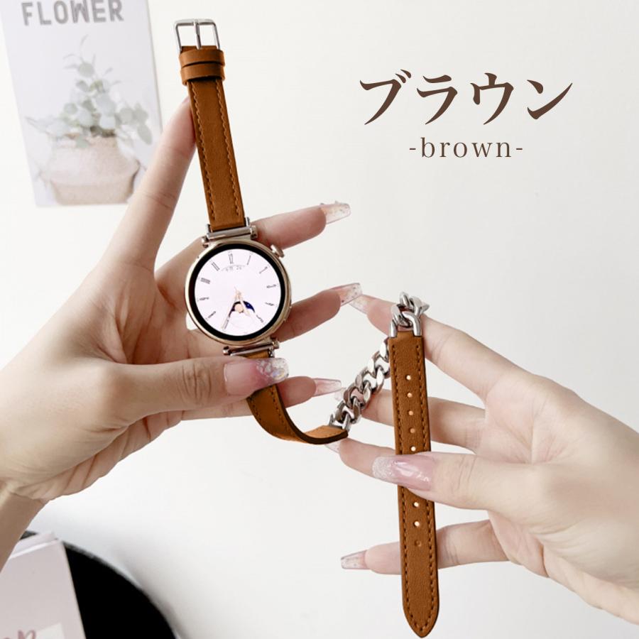スマートウォッチ バンド レザー ベルト 22mm 20mm 革 皮 18mm 時計