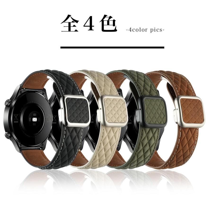 GARMIN（ガーミン） スマートウォッチ レザー ベルト 22mm 20mm 時計