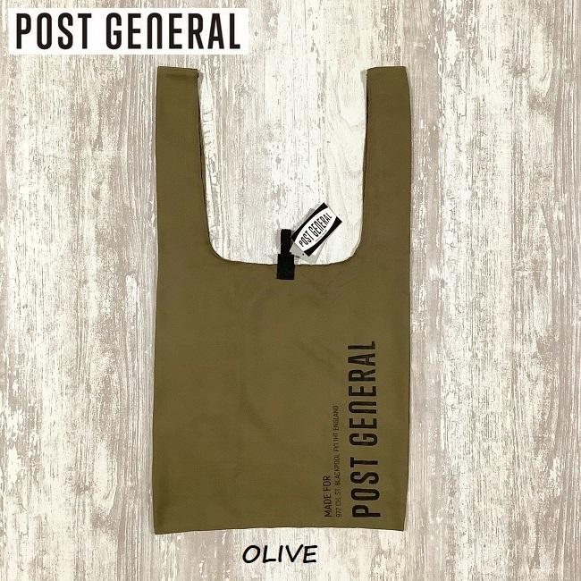 POST GENERAL エコバッグ ショッパーバッグ 折り畳み おしゃれ メンズ