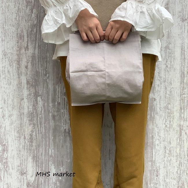 エコバッグ ハンカチ 麻 リネン 小さい コンビニ シンプル 無地 ウェーブ Wave Mhsマーケット 通販 Yahoo ショッピング