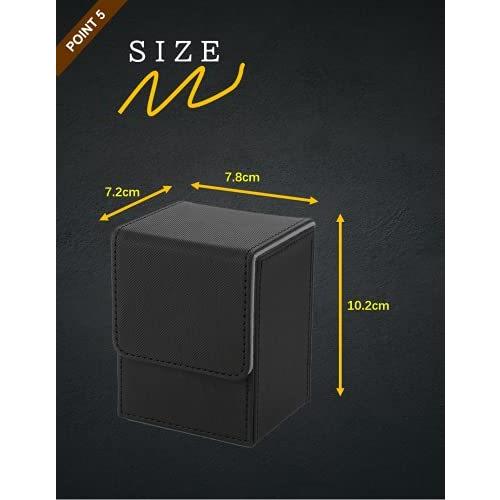 デッキケース トレカケース 縦入れ マグネット Pu レザー 100枚 スリーブ対応 遊戯王 ポケモン デュエマ 各種 カードゲーム Box S 2111 みかんstore 通販 Yahoo ショッピング