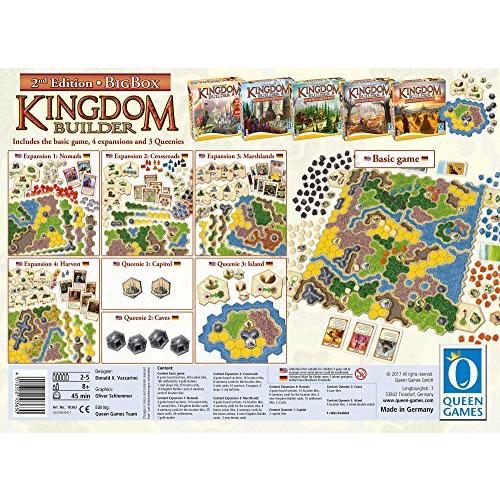 キングダムビルダービッグボックス 第2版 (Kingdom Builder: Bigボックス2?nd Edition) ボードゲーム 