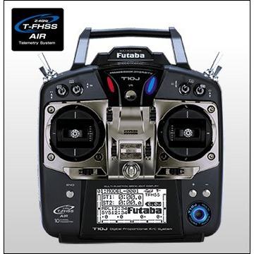 フタバ 10J （10ch-2.4GHz T-FHSS AIRモデル）ドローン用TRセット（フルスプリング仕様）モード2