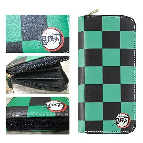 鬼滅の刃 財布 長財布 ウォレット ラウンドファスナー Puレザー おしゃれ 大容量 アニメ 萌えグッズ プレゼント グリーン 炭治郎柄 S 2103 みかんstore 通販 Yahoo ショッピング