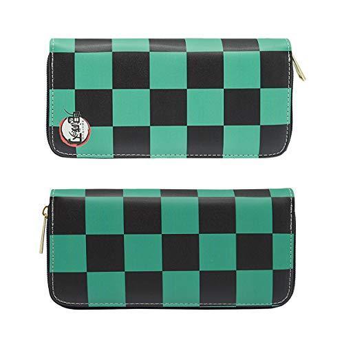 鬼滅の刃 財布 長財布 ウォレット ラウンドファスナー Puレザー おしゃれ 大容量 アニメ 萌えグッズ プレゼント グリーン 炭治郎柄 S 2103 みかんstore 通販 Yahoo ショッピング