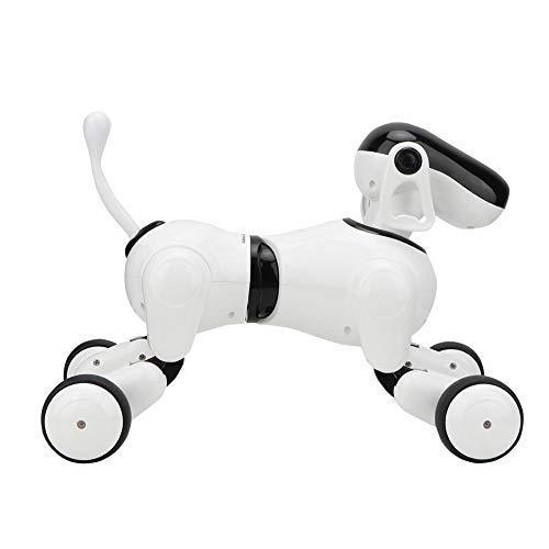 知能ロボット玩具、犬のためのスマートロボット知能スマートタッチ音声電気ロボット犬のギフト子供用おもちゃあなたの子供にぴったりのギフト 高品質：このロボット犬は 高品質のプラスチック素材で作られ 耐摩耗性と耐衝撃性の特性を持ち 長寿命です